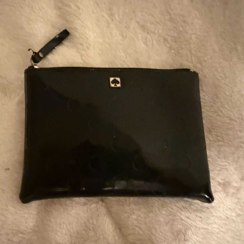 Kate Spade Black Cosmetic Bag